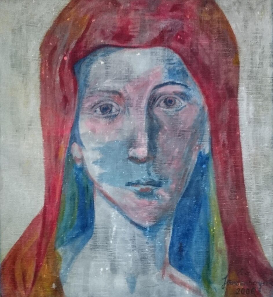 Maria,
Öl auf Leinwand, 50 x 55 cm, 2006 