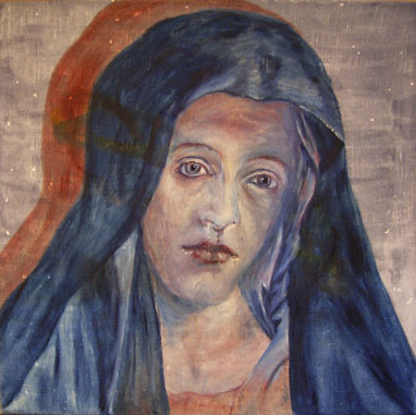 Maria, Mutter der Schmerzen,
Öl auf Leinwand, 55 x 55 cm, 2006
